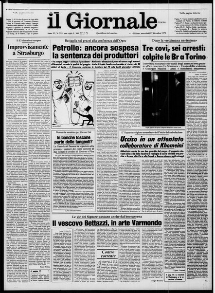 Il giornale nuovo : quotidiano del mattino